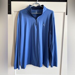 Rhoback Performance Quarterzip - XXL - Royal Blue